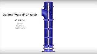 DuPont™ Vespel® CR6100 Wear Rings in API610 VS3 Vertical Axial Flow Wet Pit Pump [upl. by Ahrens]