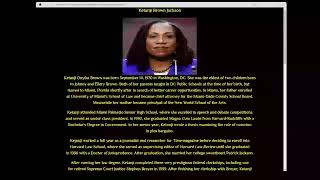 Ketanji Brown Jackson on the Black Appeal firstblackwomanappointedtosupremecourt [upl. by Aneed]