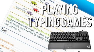 PLAYING TYPING GAMES [upl. by Sherburn315]