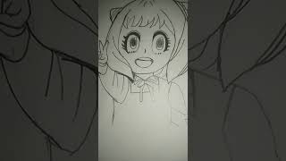 Anime little girl drawing 😎😋 [upl. by Noletta]