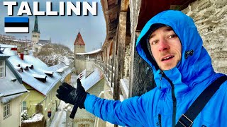 This is why you NEED to visit Tallinn  Europes Snowiest City VLOG [upl. by Nieberg]