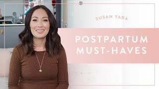 My Postpartum MustHaves What You Need AFTER the Hospital  Susan Yara [upl. by Rudy]