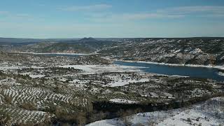 Pueblos de Guadalajara El Olivar nevado [upl. by Yelats464]