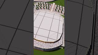 Building an Indoor Stadium 🏟 in Minecraft [upl. by Nage]