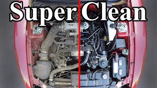 How to SUPER CLEAN your Engine Bay [upl. by Ardnaxila]