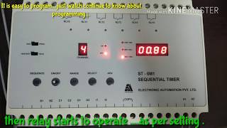 How to programm sequential timer [upl. by Atews]