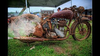 Old Motorcycle Starting Up After Many Years [upl. by Otirecul]