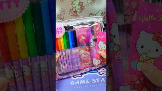 Hello Kitty Stationery Set ASMR schoolsupplies sanrio [upl. by Starling]