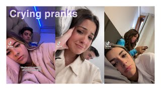 Crying prank compilation  crying filter  husband reaction  TikTok pranks [upl. by Busiek]