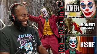 Pitch Meeting Vs Honest Trailers Vs HISHE  Joker  Reaction [upl. by Aicirtac]