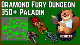 Oramond Fury Dungeon amazing density  350 Paladin  Tibia [upl. by Aehsat]