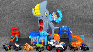 Hot Wheels Collection Unboxing Review ASMR 🔥 Hot Wheels Toy Ultra Shark Car Wash Playset ASMR [upl. by Fay]