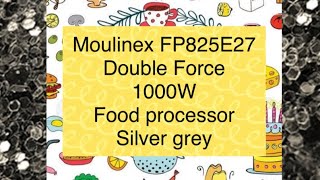 Moulinex Double Force FP825E27 Food processor  Unboxingreview from Doha Qatar [upl. by Assirhc]