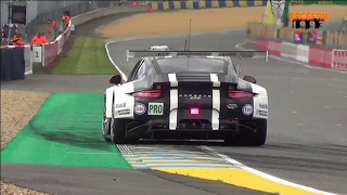 Porsche 991 RSR on Track Porsche Motorsport 24h Le Mans 2016 [upl. by Ciel]