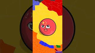 India powerful country in the world 🤯 shorts countryballs nutshell [upl. by Graf673]