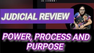 judicial review power process and purpose [upl. by Nibuz992]