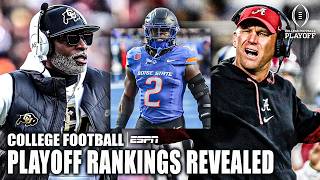 Week 14 College Football Playoff Rankings REVEALED 👀  ESPN College Football [upl. by Manvel699]