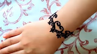 ᴴᴰ DIY henna bracelet jasa hena indo [upl. by Anama397]