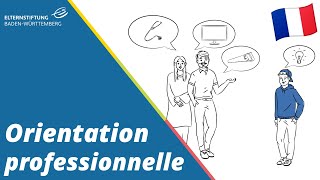 Orientation professionnelle  Elternstiftung BadenWürttemberg FrançaisFranzösisch [upl. by Lindsley]