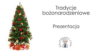 Prezentacja Tradycje Bożonarodzeniowe dla dzieci przedszkolaków uczniów Film edukacyjny [upl. by Milburn]