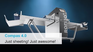 Intelligent dough sheeter Compas 40 for efficient dough processing » RONDO [upl. by Hattie]