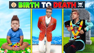 Franklins Birth To Death In GTA 5 [upl. by Yenruogis]