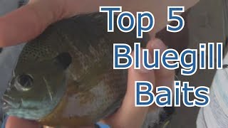 Best 5 Baits for Bluegill and Panfish  Tips and Techniques [upl. by Etac233]