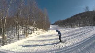 Skiing Mont Tremblant  Biereenbas February 14 amp 15 2016 [upl. by Eidak]