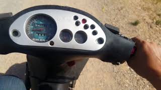 Test gilera runner 50cc top speed [upl. by Durwin]