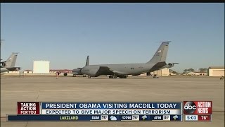 President Obama visiting MacDill on Tuesday [upl. by Marcelia658]