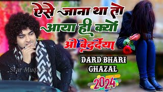 ऐसे जाना था तो आया ही क्यों  Rais Anis Sabri  New Ghazal 2024 [upl. by Elly]