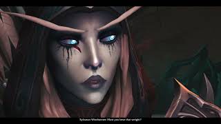 Anduin Sylvanas Epilogue In Game Cutscene  Patch 925 [upl. by Ocsirf]