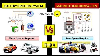 Battery Ignition System and Magneto Ignition System Difference हिन्दी [upl. by Donnamarie]