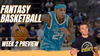 Fantasy Basketball 2425 Season Week 2 Preview [upl. by Seavey796]