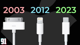 History of the iPhone Charging Port  Why Apple changed it [upl. by Onairpic497]