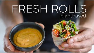 ROCK N ROLL BEGINS TODAY with this easy Fresh Spring Rolls Recipe [upl. by Urbain]