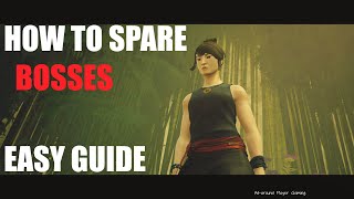 SIFU How To Spare BOSSES amp Get True Ending  EASY GUIDE PS5 60 FPS  SIFU Spare Bosses SECRET Ending [upl. by Galvin510]