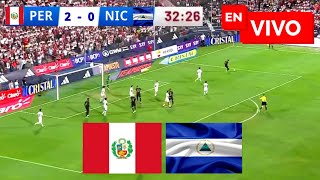 🔴 Peru 2  0 Nicaragua EN VIVO  Amistoso Internacional [upl. by Mixie]