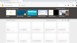 1 Ingresar a presentaciones de Google [upl. by Oiramal14]