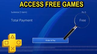 How to get free PS PLUS  Monthly Games [upl. by Croner]