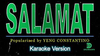 Yeng Constantino  Salamat karaoke version [upl. by Lleddaw572]