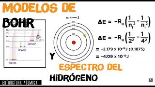 7Estructura Atómica 73 Modelo de Bohr y Espectro del Hidrógeno [upl. by Eolc]