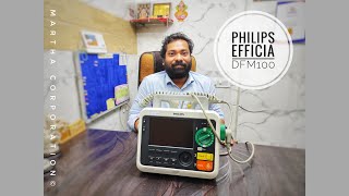 Philips Efficia DFM100 Defibrillator  InDepth Review amp Demo by Mr Sudarshan Martha [upl. by Novrej]