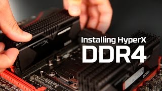 如何安裝 DDR4 記憶體  HyperX [upl. by Zacherie335]