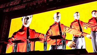 Kraftwerk 3D  Wir sind die Roboter  Live  Ehrenhof  Düsseldorf 01072017  front row [upl. by Landre]