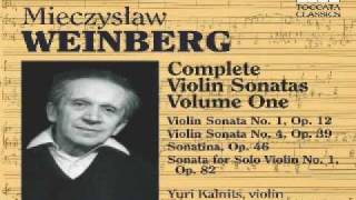 Weinberg Sonata for violin solo No1 last mov [upl. by Prichard]