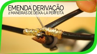 Emenda Derivação  02 Maneiras de construir a emenda derivação [upl. by Nailliw25]