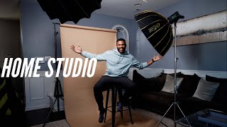 Home Studio Setup  Beginner Studio Photographers [upl. by Holtz]