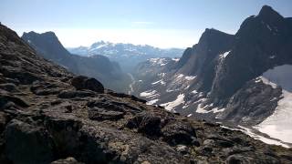 Panoramic view from Skagastølsbu Hurrungane Jotunheimen Norway [upl. by Handbook849]