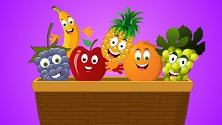 Fruits Song  Nursery Rhyme  Song for Kids amp Preschoolers [upl. by Attelahs212]